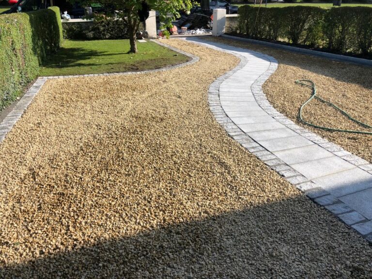 New Driveway Laid With Gravel in Canterbury, Kent
