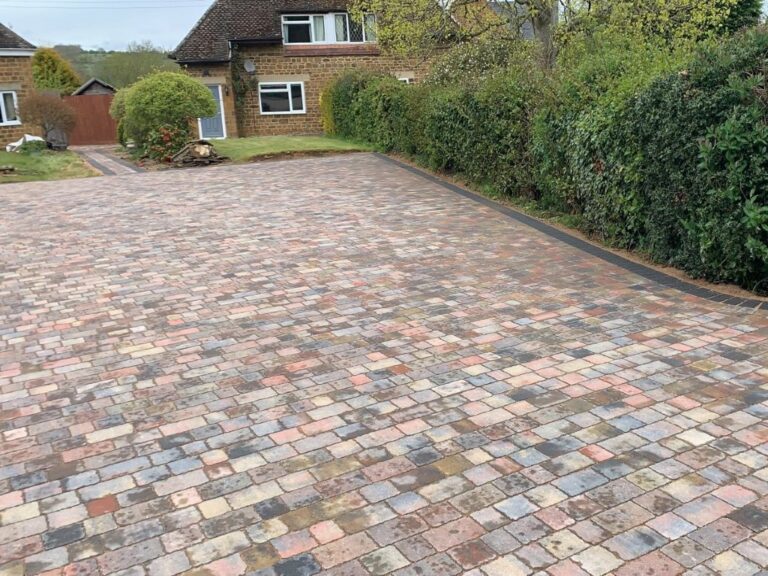 New Driveway Laid With Tegula in Canterbury, Kent